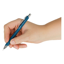 Карандаш механический Munhwa "Shark" 0,5мм, с ластиком, морская волна