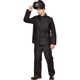 Костюм Молескин жаростойкий черный (размер 56-58, рост 170-176)