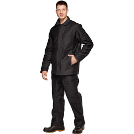 Костюм Молескин жаростойкий черный (размер 60-62, рост 182-188)