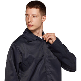 Костюм для защиты от кислот и щелочей КЩС из лавсана темно-синий (размер 52-54, рост 170-176)