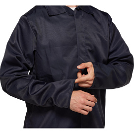 Костюм для защиты от кислот и щелочей КЩС из лавсана темно-синий (размер 48-50, рост 182-188)