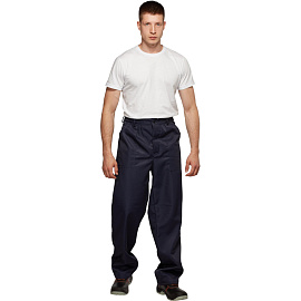 Костюм для защиты от кислот и щелочей КЩС из лавсана темно-синий (размер 48-50, рост 182-188)