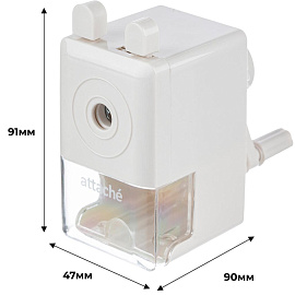 Точилка механическая для карандашей Attache Economy белая