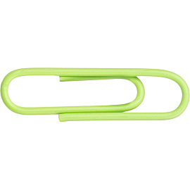 Скрепки канцелярские 28 мм Attache Bright Colours металлические с полимерным покрытием (100 штук в упаковке)