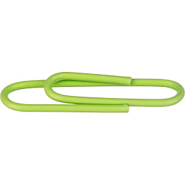 Скрепки канцелярские 28 мм Attache Bright Colours металлические с полимерным покрытием (100 штук в упаковке)