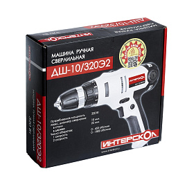 Дрель-шуруповерт сетевая Интерскол ДШ-10/320Э2 (220.1.1.00) фото Дрель-шуруповерт сетевая Интерскол ДШ-10/320Э2 (220.1.1.00)