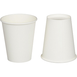 Стакан одноразовый бумажный Комус 150/180 мл белый для вендинговых аппаратов (100 штук в упаковке)