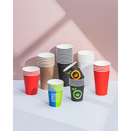 Стакан одноразовый бумажный Комус 150/180 мл белый для вендинговых аппаратов (100 штук в упаковке)