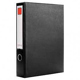 Короб архивный картон/пластик COMIX на кнопке 243x65x325 мм черный до 500 листов