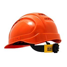 Каска защитная РОСОМЗ СОМЗ-19 Зенит Rapid оранжевая с храповым механизмом (719814)