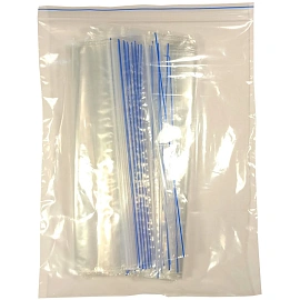 Пакет с замком zip-lock ПВД прозрачный 10x15 см 60 мкм (100 штук в упаковке)