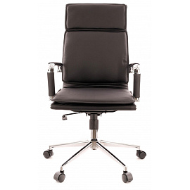 Кресло для руководителя Everprof Nerey T чёрное (экокожа, металл)