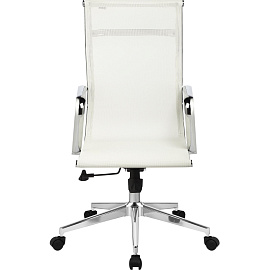 Кресло для руководителя Easy Chair 710 T белое (сетка, металл)