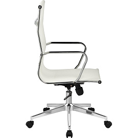 Кресло для руководителя Easy Chair 710 T белое (сетка, металл)
