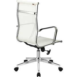 Кресло для руководителя Easy Chair 710 T белое (сетка, металл)