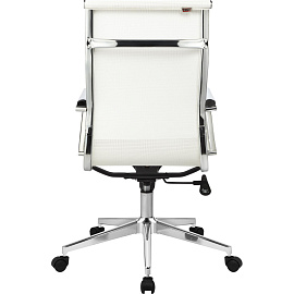 Кресло для руководителя Easy Chair 710 T белое (сетка, металл)