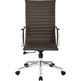 Кресло для руководителя Easy Chair 711 TPU коричневое (экокожа, металл)