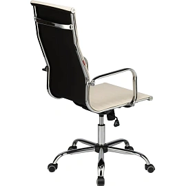 Кресло для руководителя Easy Chair 711 TPU бежевое (экокожа, металл)