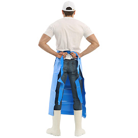 Фартук защитный Ларисан 83x150 см полиуретановый синий 0.15 мм