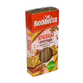 Хлебцы Blockbuster с кунжутом/льном и тмином пшеничные 130 г