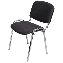 Стул офисный Easy Chair Изо серый 1397326 ткань металл хромированный