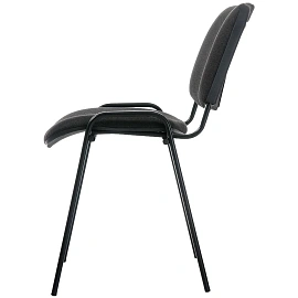 Стул офисный Easy Chair Изо тёмно-серый ткань металл чёрный (1397327)