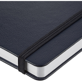 Ежедневник недатированный Attache Small thinks big ideas искусственная кожа А5 136 листов синий с фиксирующей резинкой