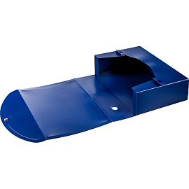 Короб архивный пластик Attache на кнопке 330x100x245 мм синий до 900 листов