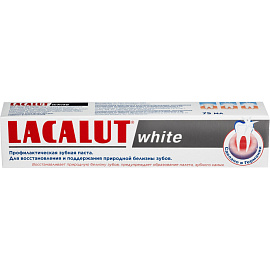 Зубная паста Lacalut White профилактическая 75 мл фото Зубная паста Lacalut White профилактическая 75 мл