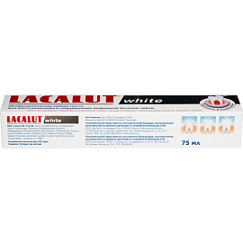 Зубная паста Lacalut White профилактическая 75 мл фото Зубная паста Lacalut White профилактическая 75 мл