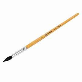 Кисть BRAUBERG, белка, круглая, № 5, 200182