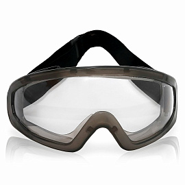 Очки защитные закрытые универсальные Еланпласт прозрачные с прямой/непрямой вентиляцией панорамного типа (очк 601)