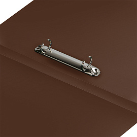 Папка на 2 кольцах СТАММ "Диагональ" А4, 25мм, 700мкм, пластик, шоколад фото Папка на 2 кольцах СТАММ "Диагональ" А4, 25мм, 700мкм, пластик, шоколад