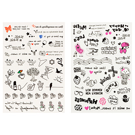 Наклейка-тату MESHU "Joy", 23*13см, инд. уп., европодвес