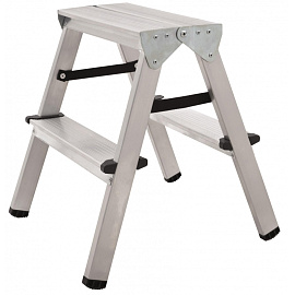 Стремянка алюминиевая 2x2 ступени Новая Высота 1120202 фото Стремянка алюминиевая 2x2 ступени Новая Высота 1120202