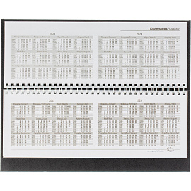 Планинг недатированный Attache Economy бумвинил 300x135 мм 56 листов чёрный