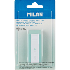 Ластик Milan Office 320+ Edition ПВХ прямоугольный 26x16x63 мм