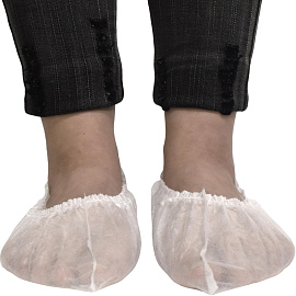 Бахилы (носки) одноразовые Чистовье для боулинга спанбонд 20 г/кв.м размер S белые (50 пар в упаковке)