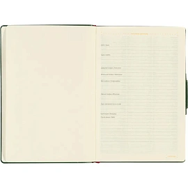 Ежедневник недатированный Bruno Visconti Primavera искусственная кожа А5 136 листов зелёный