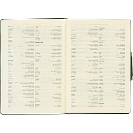 Ежедневник недатированный Bruno Visconti Primavera искусственная кожа А5 136 листов зелёный