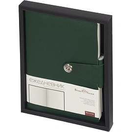 Ежедневник недатированный Bruno Visconti Primavera искусственная кожа А5 136 листов зелёный