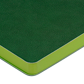 Ежедневник недатированный Bruno Visconti Boston искусственная кожа А5 136 листов зеленый (зеленый обрез)