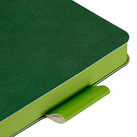 Ежедневник недатированный Bruno Visconti Boston искусственная кожа А5 136 листов зеленый (зеленый обрез)