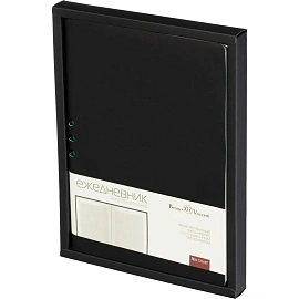 Ежедневник недатированный Bruno Visconti Madrid искусственная кожа Soft Touch А5 136 листов чёрный, 3-227/04