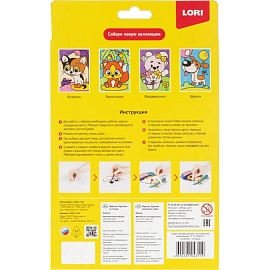 Фреска Lori Картина из песка Котёнок 7 цветов