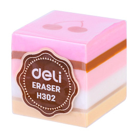 Ластик Deli EH302 ПВХ квадратный 25х25х25 мм