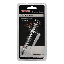 Термопаста ExeGate ETS-6WMK Silver 2 г (EX282346RUS) фото Термопаста ExeGate ETS-6WMK Silver 2 г (EX282346RUS)