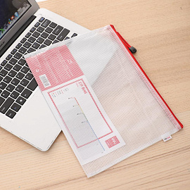 Папка-конверт на молнии Deli А4 в ассортименте 230 мкм