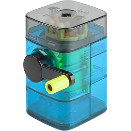 Точилка механическая для карандашей Deli синий корпус