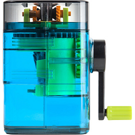 Точилка механическая для карандашей Deli синий корпус